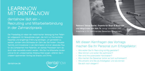 LEARNNOW MIT DENTALNOW dentalnow GmbH Bild 1