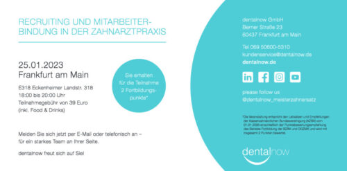 LEARNNOW MIT DENTALNOW dentalnow GmbH Bild 2